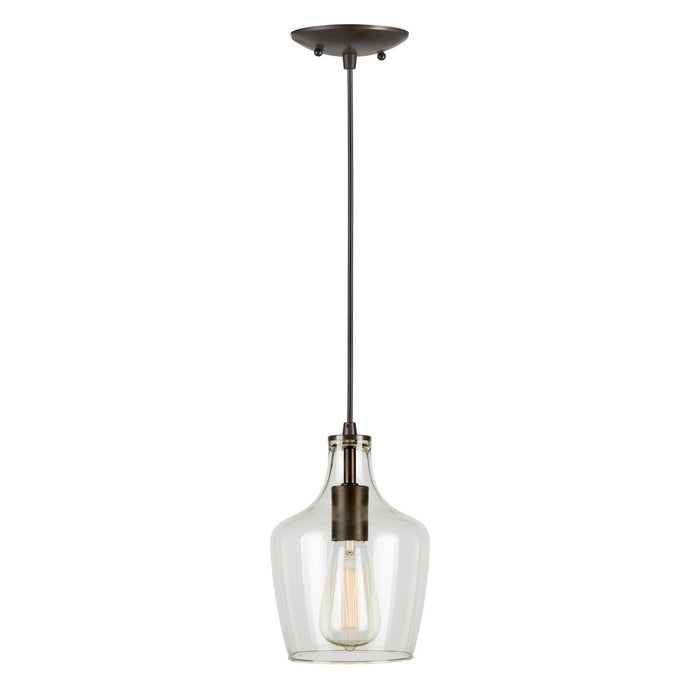 Forte - 2679-01-32 - One Light Mini Pendant - Antique Bronze