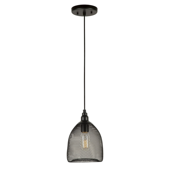 Forte - 2688-01-04 - One Light Pendant - Black