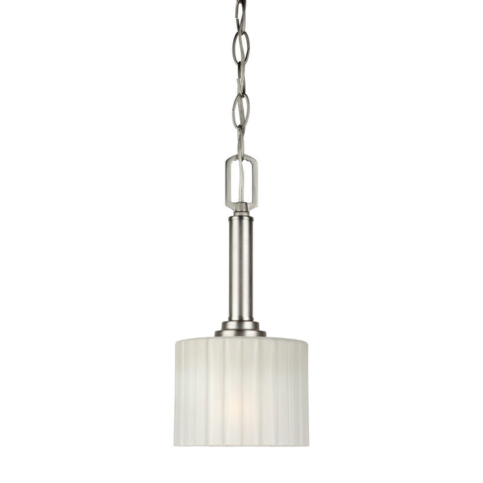 Forte - 2695-01-55 - One Light Mini Pendant - Brushed Nickel