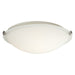 Forte - 2799-03-55 - Three Light Ceiling Flush Mount - Brushed Nickel