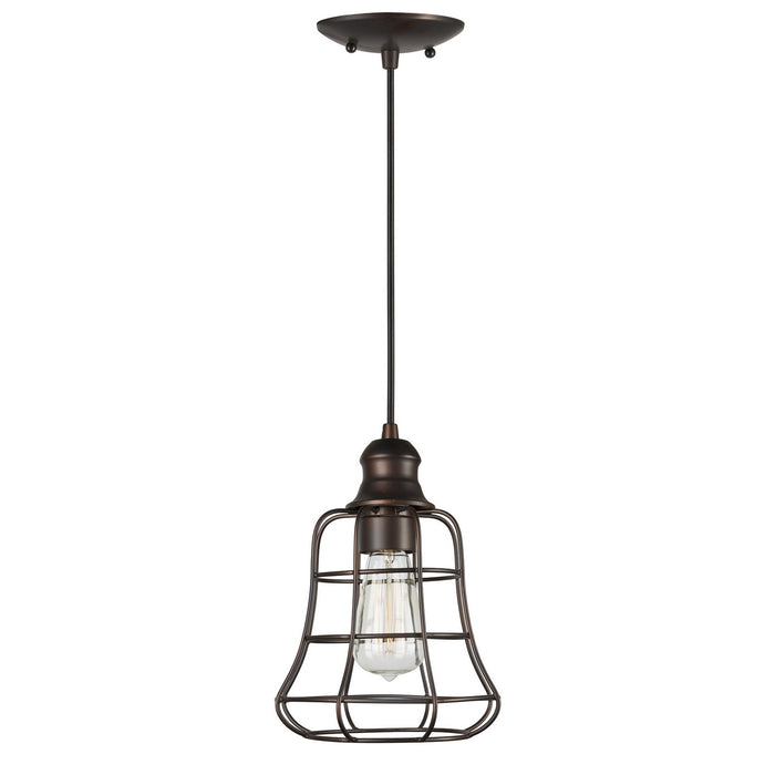 Forte - 7108-01-32 - One Light Mini Pendant - Antique Bronze