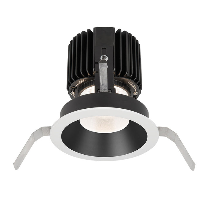 W.A.C. Lighting - R4RD1T-S830-BKWT - LED Trim - Volta - Black White