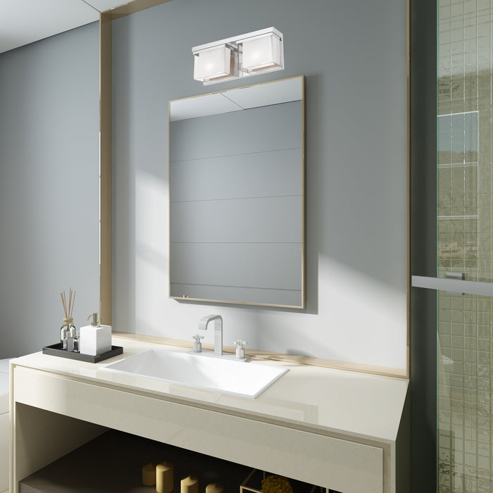 Two Light Bath Vanity from the Duval collection in Polished Chrome finish