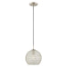 Livex Lighting - 40440-91 - One Light Mini Pendant - Cassandra - Brushed Nickel