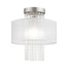 Livex Lighting - 41144-91 - One Light Ceiling Mount - Alexis - Brushed Nickel