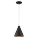 Livex Lighting - 41177-04 - One Light Mini Pendant - Metal Shade Mini Pendants - Black