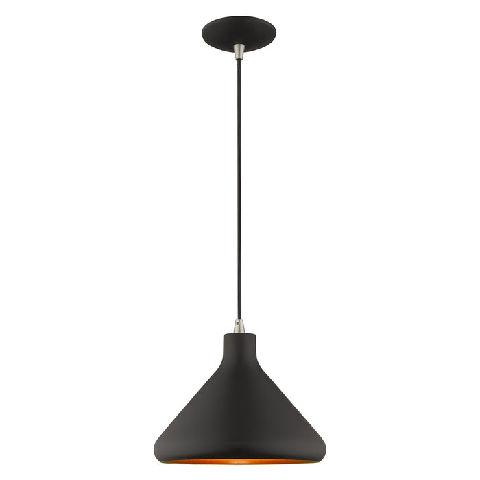 Livex Lighting - 41178-04 - One Light Mini Pendant - Metal Shade Mini Pendants - Black