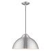 Livex Lighting - 41180-66 - One Light Mini Pendant - Metal Shade Mini Pendants - Brushed Aluminum