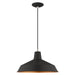 Livex Lighting - 41183-04 - One Light Mini Pendant - Metal Shade Mini Pendants - Black