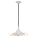 Livex Lighting - 41187-03 - One Light Mini Pendant - Metal Shade Mini Pendants - White