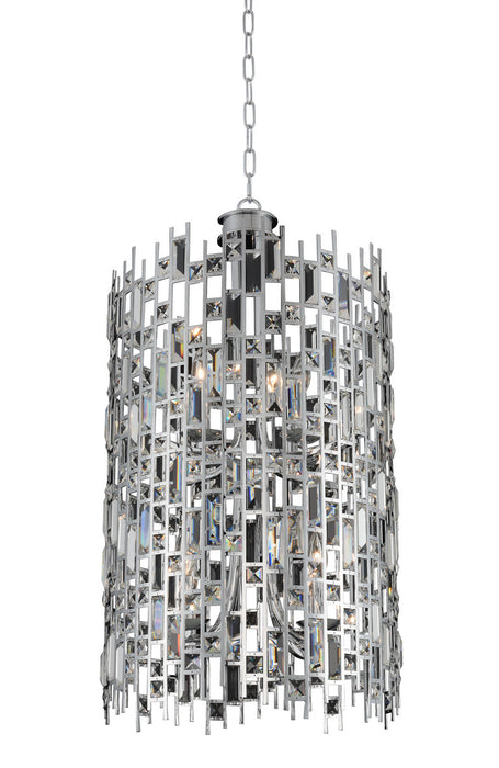 Allegri - 033050-010-FR001 - Eight Light Foyer Pendant - Fonseca - Chrome