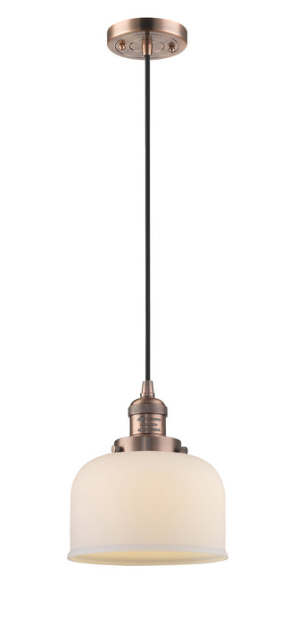 Innovations - 201C-AC-G71-LED - LED Mini Pendant - Franklin Restoration - Antique Copper