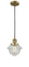 Innovations - 201C-BB-G534 - One Light Mini Pendant - Franklin Restoration - Brushed Brass