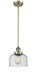 Innovations - 201S-AB-G74 - One Light Mini Pendant - Franklin Restoration - Antique Brass
