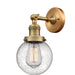 Innovations - 203-BB-G204-6 - One Light Wall Sconce - Franklin Restoration - Brushed Brass