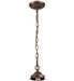 Meyda Tiffany - 12009 - One Light Pendant Hardware - Lucius - Mahogany Bronze