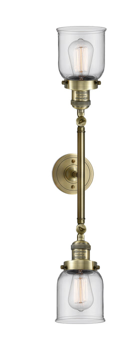 Innovations - 208L-AB-G52-LED - LED Bath Vanity - Franklin Restoration - Antique Brass