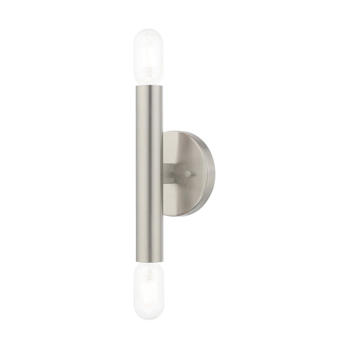 Livex Lighting - 51132-91 - Two Light Wall Sconce - Copenhagen - Brushed Nickel