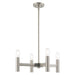 Livex Lighting - 51134-91 - Four Light Mini Chandelier - Copenhagen - Brushed Nickel