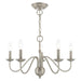 Livex Lighting - 52165-91 - Five Light Chandelier - Windsor - Brushed Nickel