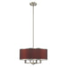 Livex Lighting - 60414-91 - Four Light Pendant - Park Ridge - Brushed Nickel