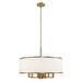 Livex Lighting - 62616-01 - Seven Light Chandelier - Park Ridge - Antique Brass