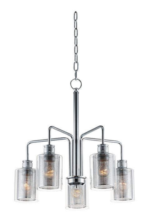 Maxim - 11536CLPC - Five Light Chandelier - Filigree - Polished Chrome