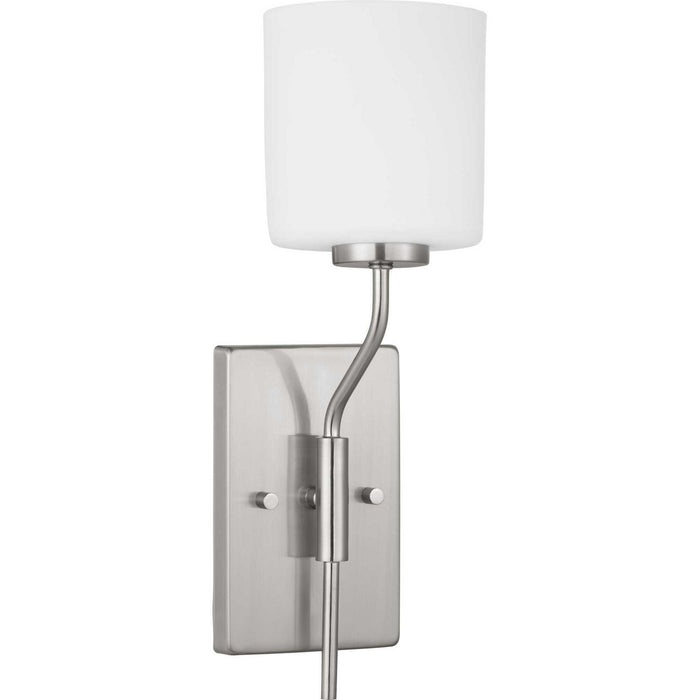 One Light Wall Bracket from the Tobin collection in Brushed Nickel finish