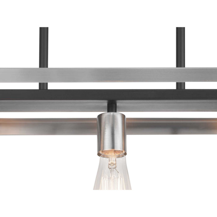 Five Light Island Pendant from the Union Square collection in Stainless Steel finish