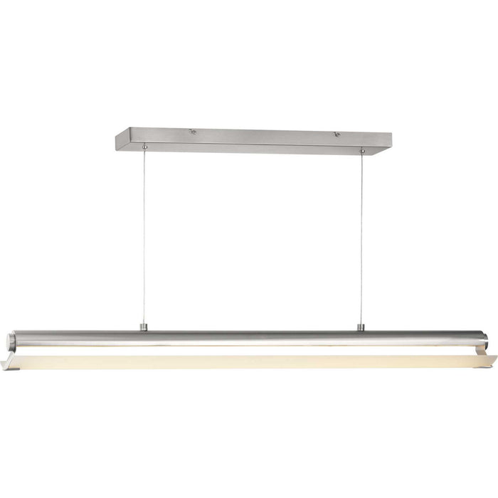 LED Linear Pendant from the Concourse LED collection in Brushed Nickel finish