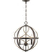 Progress Lighting - P500068-020 - Three Light Pendant - Brandywine - Antique Bronze