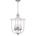 Progress Lighting - P500157-141 - Four Light Foyer Pendant - Gulliver - Galvanized Finish