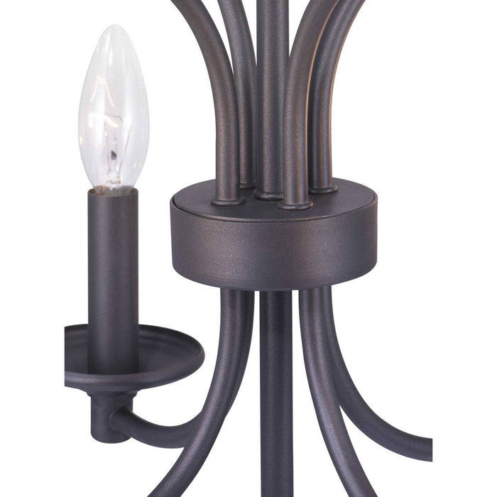 Eight Light Foyer Pendant from the Gulliver collection in Graphite finish