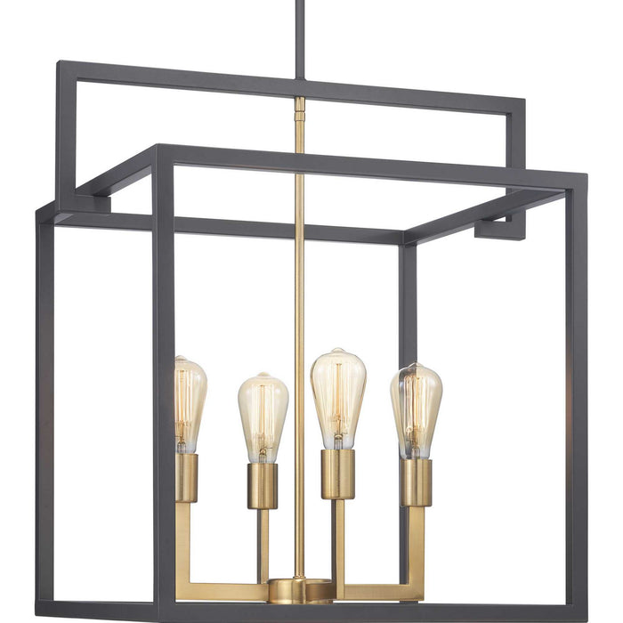 Four Light Pendant from the Blakely collection in Graphite finish