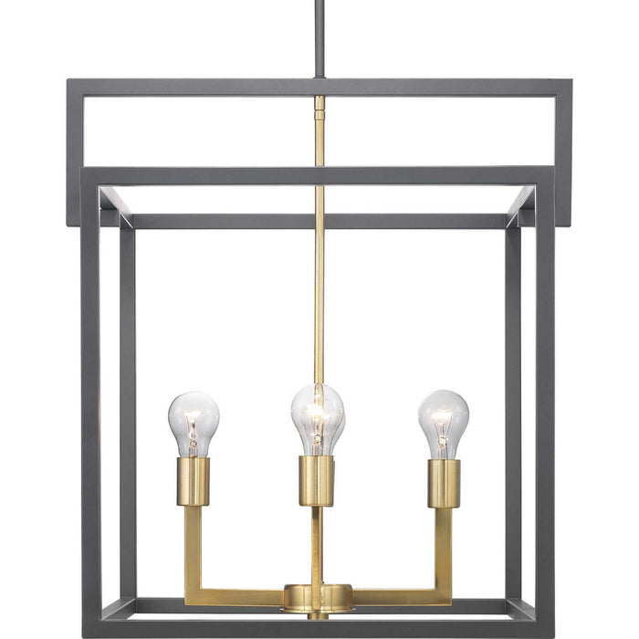 Four Light Pendant from the Blakely collection in Graphite finish