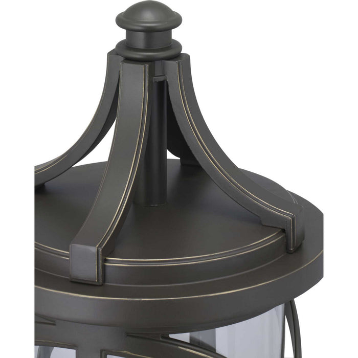 One Light Post Lantern from the Morrison collection in Antique Bronze finish