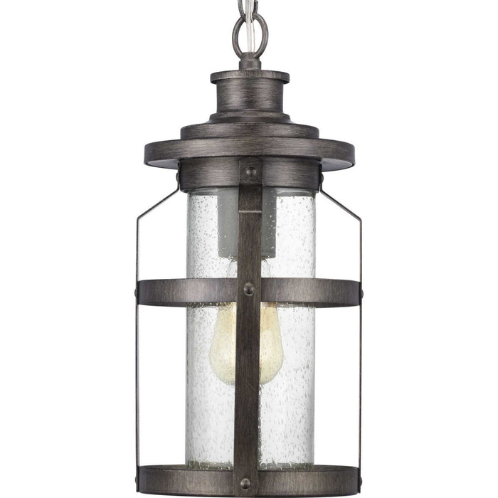 One Light Hanging Lantern from the Haslett collection in Antique Pewter finish