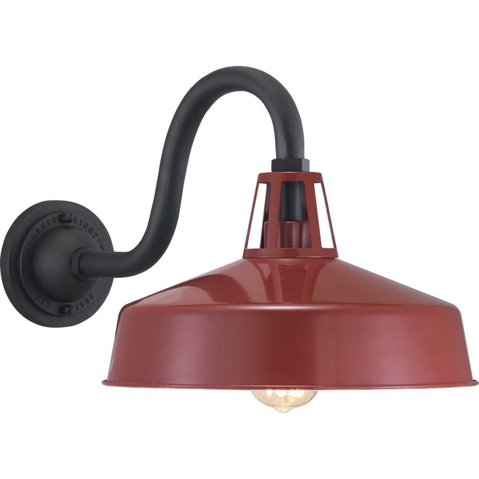 One Light Wall Lantern from the Cedar Springs collection in Red finish