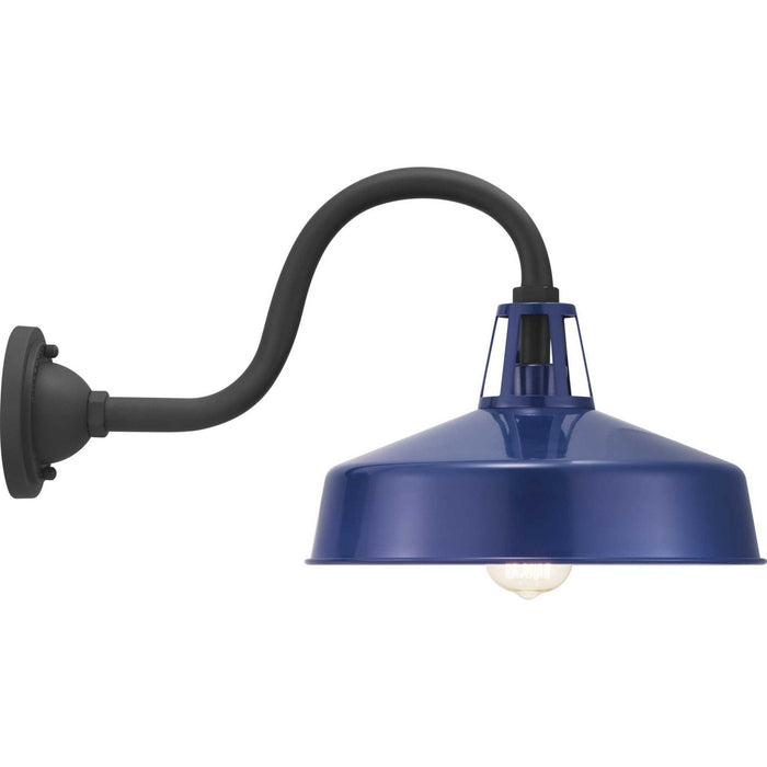 One Light Wall Lantern from the Cedar Springs collection in Navy finish