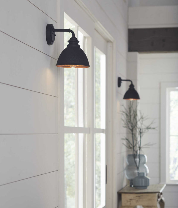 One Light Wall Lantern from the Englewood collection in Black finish