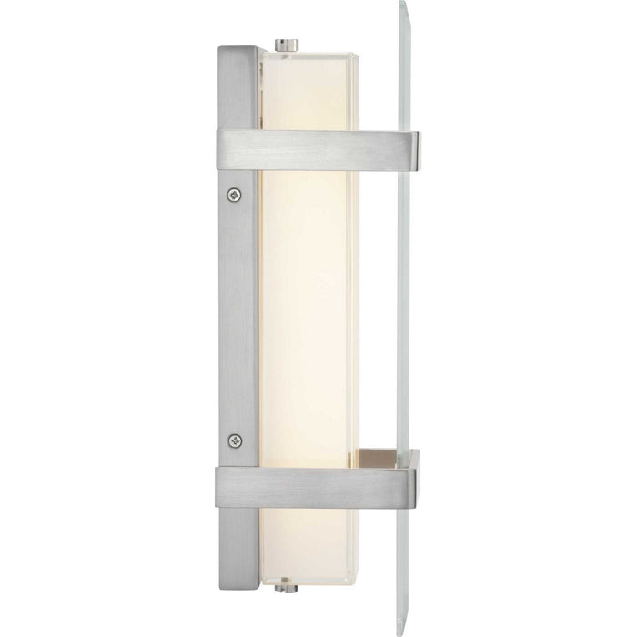 LED Wall Sconce from the Miter LED collection in Brushed Nickel finish