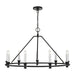 Generation Lighting - CC1179AI - Nine Light Chandelier - KEYSTONE - Aged Iron