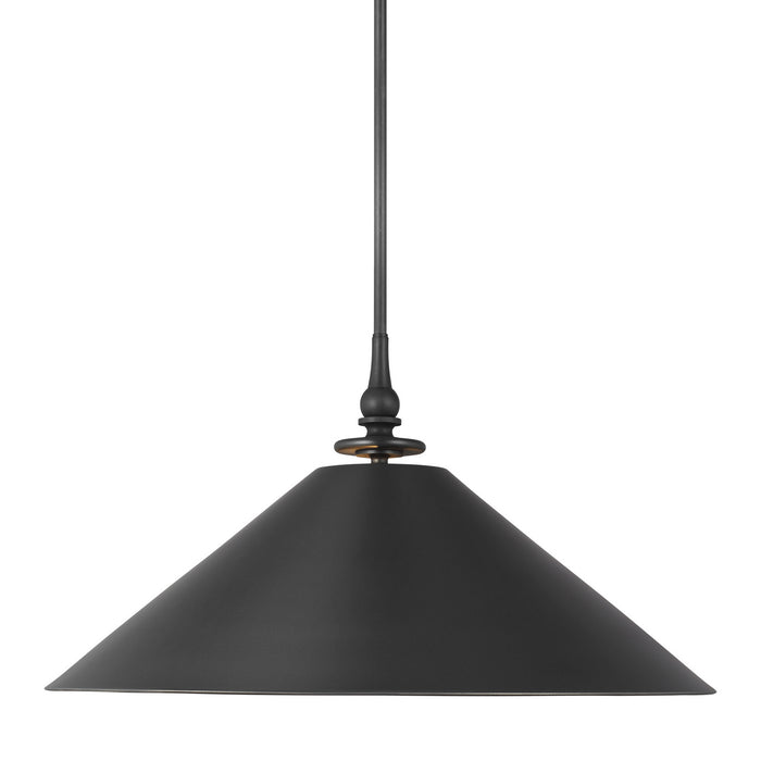 One Light Pendant from the Capri collection in Aged Iron finish