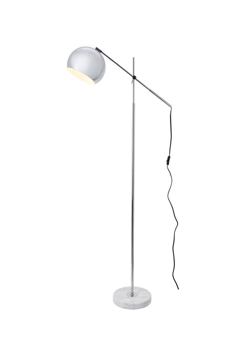 Elegant Lighting - LD4068F30C - One Light Floor Lamp - Aperture - Chrome And White