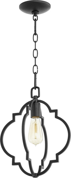 Quorum - 3842-69 - One Light Pendant - Dublin - Noir