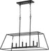 Quorum - 654-6-69 - Six Light Pendant - Gabriel - Noir