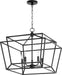 Quorum - 8407-5-69 - Five Light Chandelier - Monument - Noir