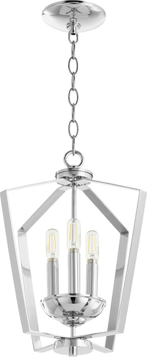 Quorum - 894-3-14 - Three Light Entry Pendant - Chrome