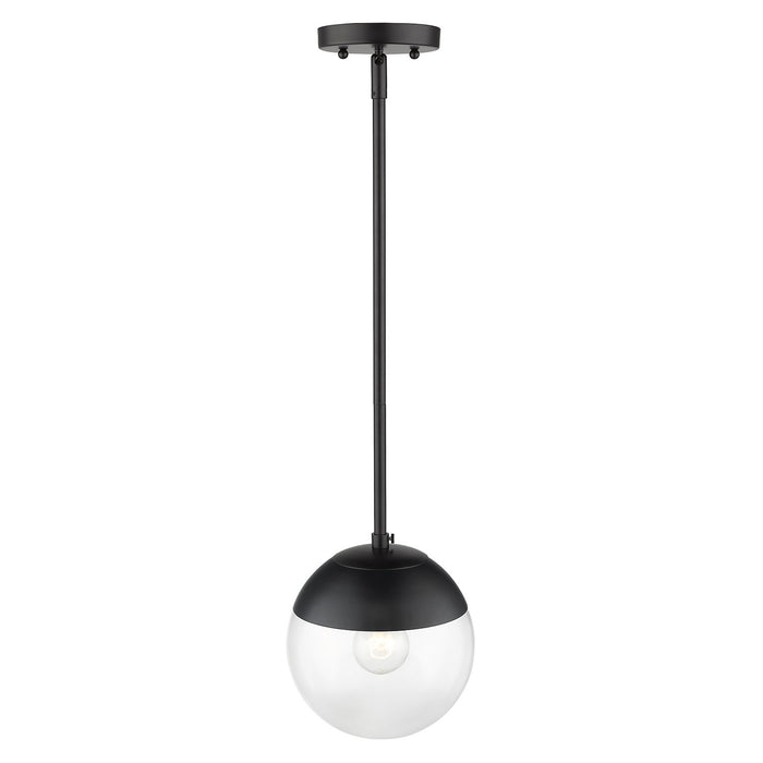 One Light Pendant from the Dixon collection in Matte Black finish