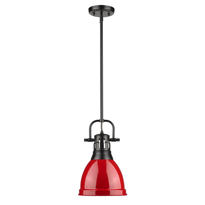 One Light Pendant from the Duncan collection in Matte Black finish